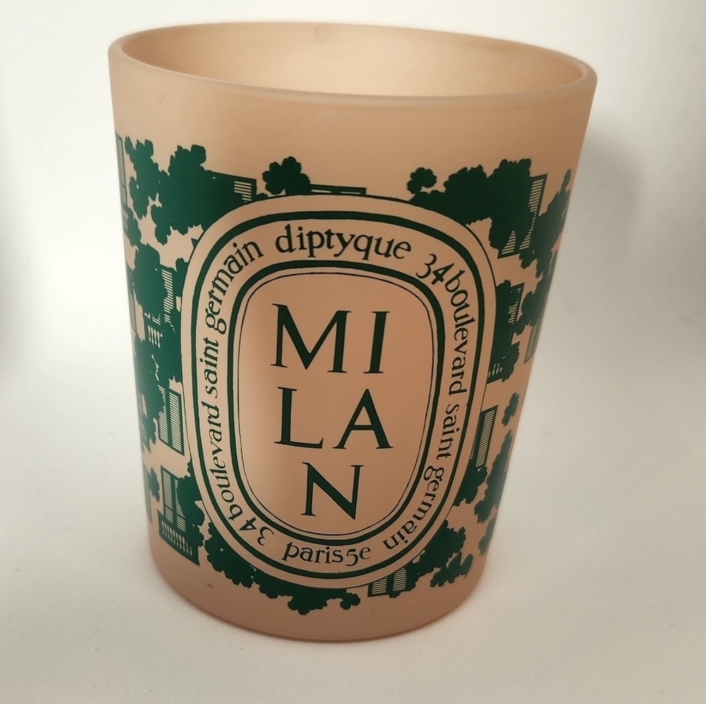 Empty Diptyque Milan City Candle holder 6.5 oz size